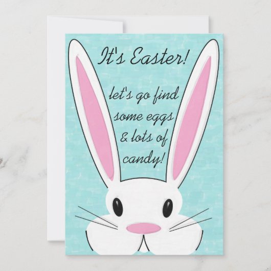 イースターエッグ狩りパーティの招待状 招待状 (正面)