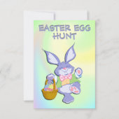 イースターエッグ狩りパーティの招待状 招待状 (正面)