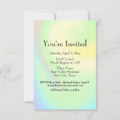 イースターエッグ狩りパーティの招待状 招待状 (裏面)