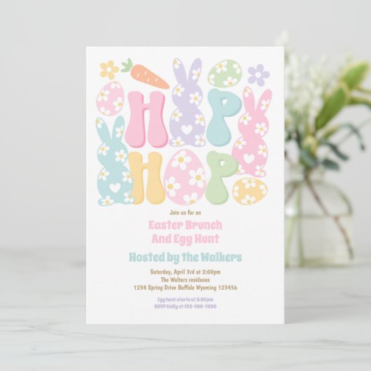 イースターエッグ狩りパーティーイースターエッグ近所狩り 招待状 (スタンド正面)