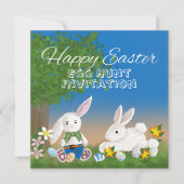 イースターエッグ狩りパーティー 招待状 (正面)