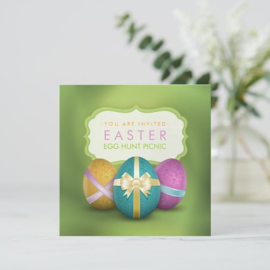 イースターエッグ狩りファミリーピクニック 招待状 (スタンド正面)