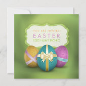 イースターエッグ狩りファミリーピクニック 招待状 (正面)