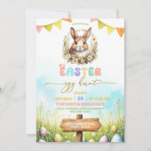 イースターエッグ狩りブランチパーティー 招待状 (正面)