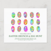 イースターエッグ狩りブランチ水の色モダン緑 (正面)