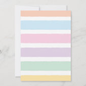 イースターエッグ狩りホリデー招待状 招待状 (裏面)