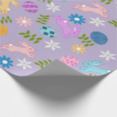 イースターエッグ狩り包装紙 ラッピングペーパー (角)