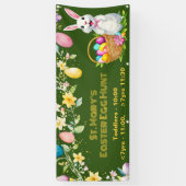 イースターエッグ狩り屋外バナー 横断幕 (縦)