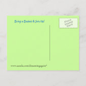 イースターエッグ狩り招待状はがき インビテーションポストカード (裏面)