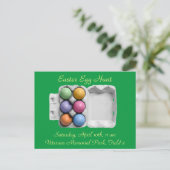 イースターエッグ狩り招待状はがき インビテーションポストカード (スタンド正面)
