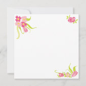 イースターエッグ狩り招待状パーティー 招待状 (裏面)