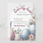 イースターエッグ狩り招待状 | おもしろい&フェスティバル招待状 招待状 (正面)