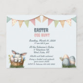 イースターエッグ狩り招待状 インビテーションポストカード (正面)