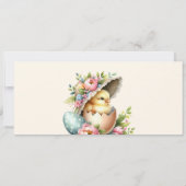 イースターエッグ狩り招待状、イースターパーティー 招待状 (裏面)