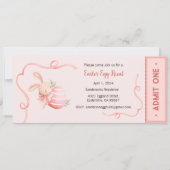 イースターエッグ狩り招待状、イースターパーティー 招待状 (正面)