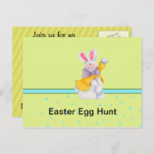 イースターエッグ狩り招待状 ポストカード (正面/裏面)