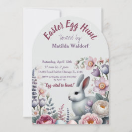 イースターエッグ狩り招待状 | 可愛くてカスタマイズ可能 招待状
