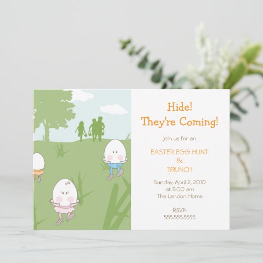 イースターエッグ狩り招待状 招待状 (スタンド正面)