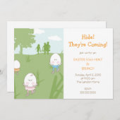 イースターエッグ狩り招待状 招待状 (正面/裏面)