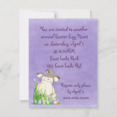 イースターエッグ狩り招待状 招待状 (裏面)