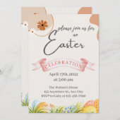 イースターエッグ狩り招待状  招待状 (正面/裏面)