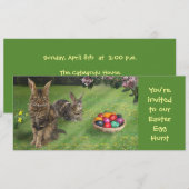 イースターエッグ狩り招待状 招待状 (正面/裏面)
