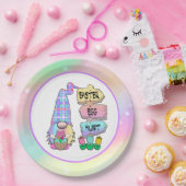 イースターエッグ狩り格言 ペーパープレート (パーティー)