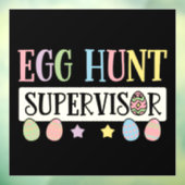 イースターエッグ狩り監督おもしろい家族イースター ウィンドウサイン (シート3)