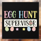 イースターエッグ狩り監督おもしろい家族イースター ウィンドウサイン (シート2)