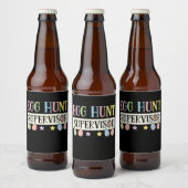 イースターエッグ狩り監督おもしろい家族イースター ビールラベル (ボトル)