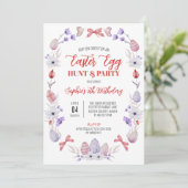 イースターエッグ狩り誕生日パーティー 招待状 (スタンド正面)