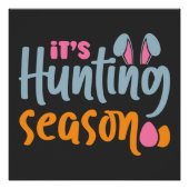 イースターエッグ狩り。うさぎ ポスター (正面)