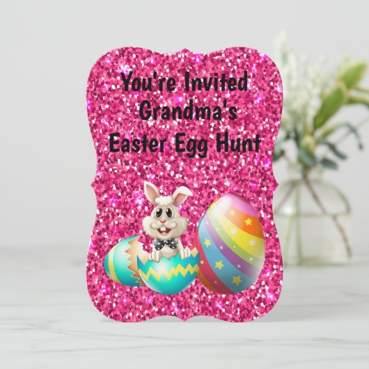 イースターエッグ狩り、おばあちゃんおもしろいハウスギフト 招待状 (スタンド正面)