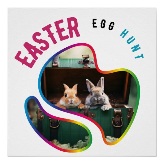 イースターエッグ狩り – イースターバニー ポスター (正面)