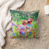 イースターエッグ狩り クッション (ブランケット)