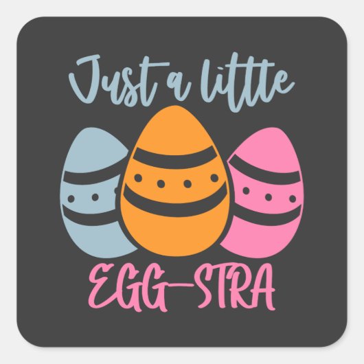 イースターエッグ狩り。ハレ スクエアシール (正面)