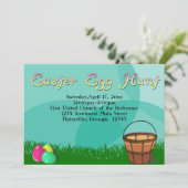 イースターエッグ狩り、バスケット付き卵3個 シーズンカード (スタンド正面)