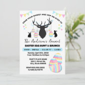イースターエッグ狩り&ブニー付きブランチ鹿 招待状 (スタンド正面)