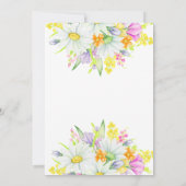 イースターエッグ狩り&ブランチかわいいバニー&シック 招待状 (裏面)