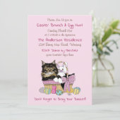 イースターエッグ狩り&ブランチキャット入りバスケット 招待状 (スタンド正面)