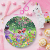 イースターエッグ狩り ペーパープレート (パーティー)