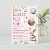 イースターエッグ狩り | ヴィンテージパステルイースター 招待状 (スタンド正面)