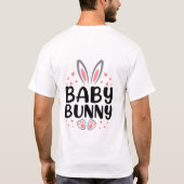 イースターエッグ狩り!十字架 Tシャツ (裏面)