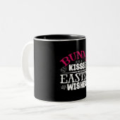 イースターエッグ狩り – 幸せ ツートーンマグカップ (正面左)