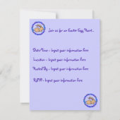 イースターエッグ狩り! 招待状 (裏面)