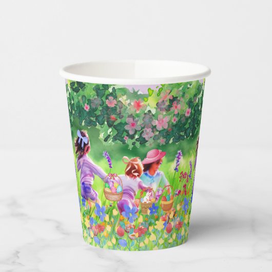 イースターエッグ狩り 紙コップ (左)