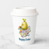 イースターエッグ狩り 紙コップ (裏面)