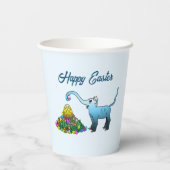 イースターエッグ狩り 紙コップ (裏面)