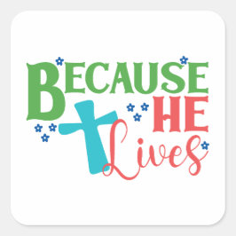 イースターエッグ狩り!聖人 スクエアシール