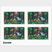 イースターエッグ狩り 長方形シール (シート)